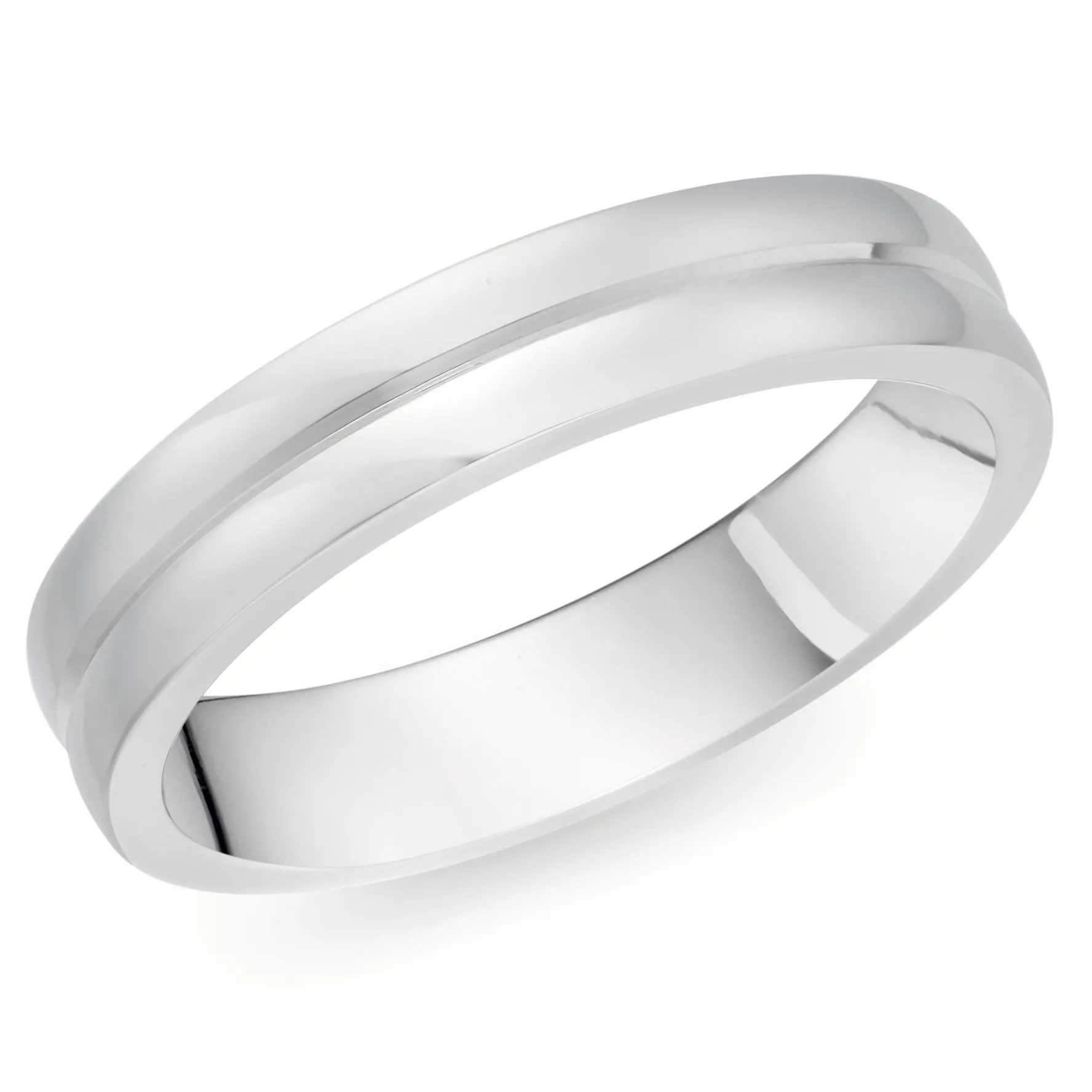 Beaverbrooks Platinum 4mm Wedding Ring