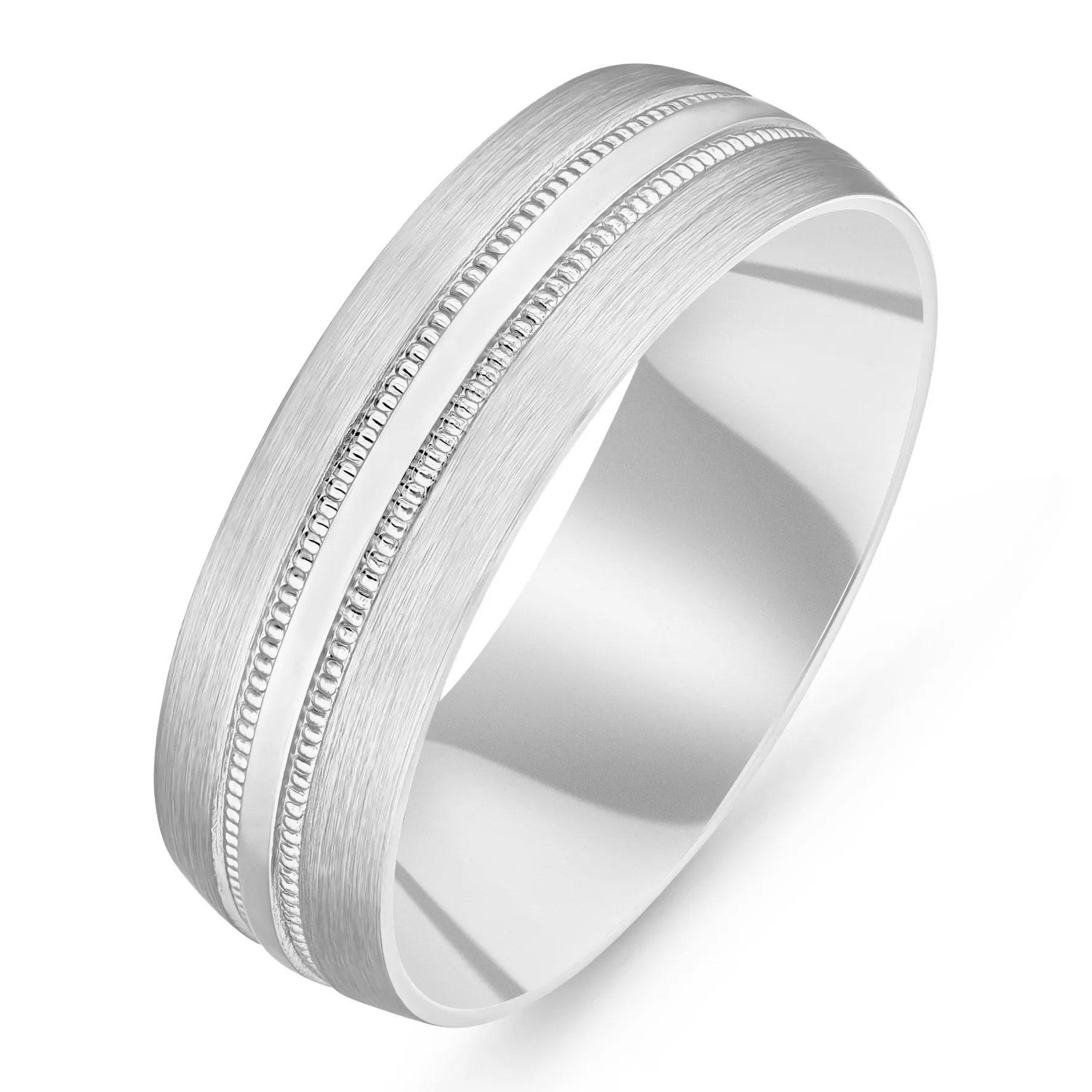 Beaverbrooks Platinum 6mm Men’s Wedding Ring