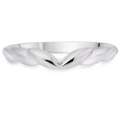 Beaverbrooks Platinum Petal Ladies Wedding Ring
