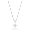 Beaverbrooks Platinum Princess Diamond Pendant