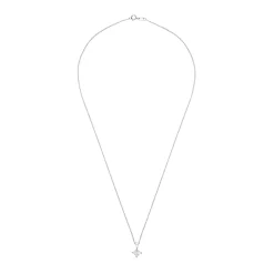 Beaverbrooks Platinum Princess Diamond Pendant