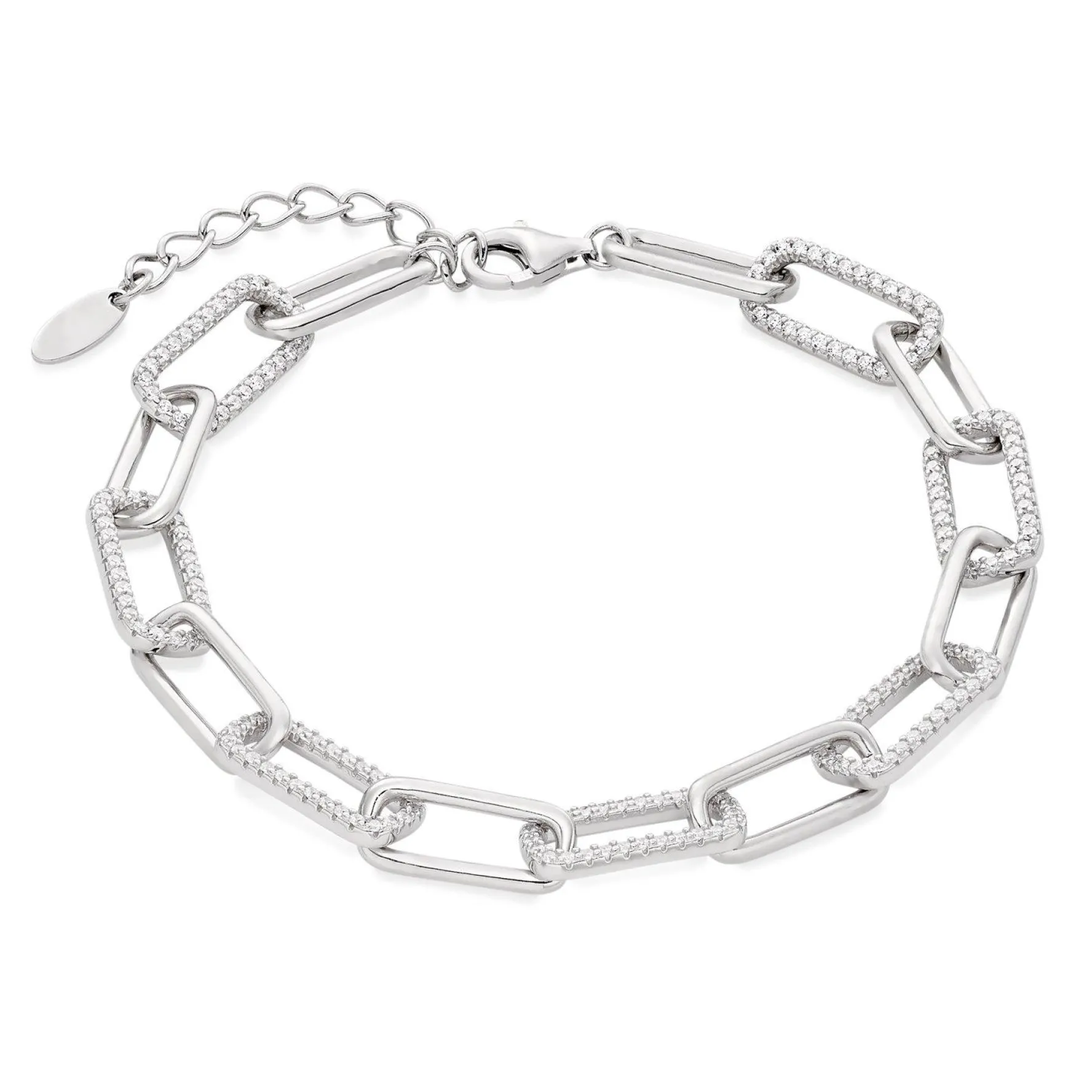 Beaverbrooks Silver Chain Bracelet