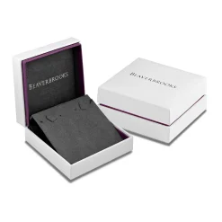 Beaverbrooks Silver Cubic Zirconia Glide Necklace