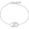 Beaverbrooks Silver Cubic Zirconia Bracelet