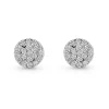 Beaverbrooks Silver Cubic Zirconia Stud Earrings