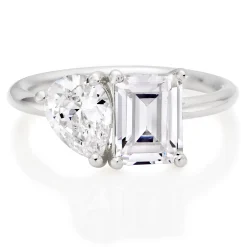 Beaverbrooks Silver Cubic Zirconia Ring