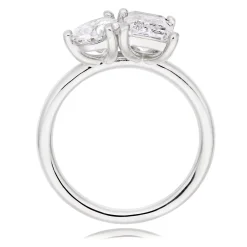 Beaverbrooks Silver Cubic Zirconia Ring
