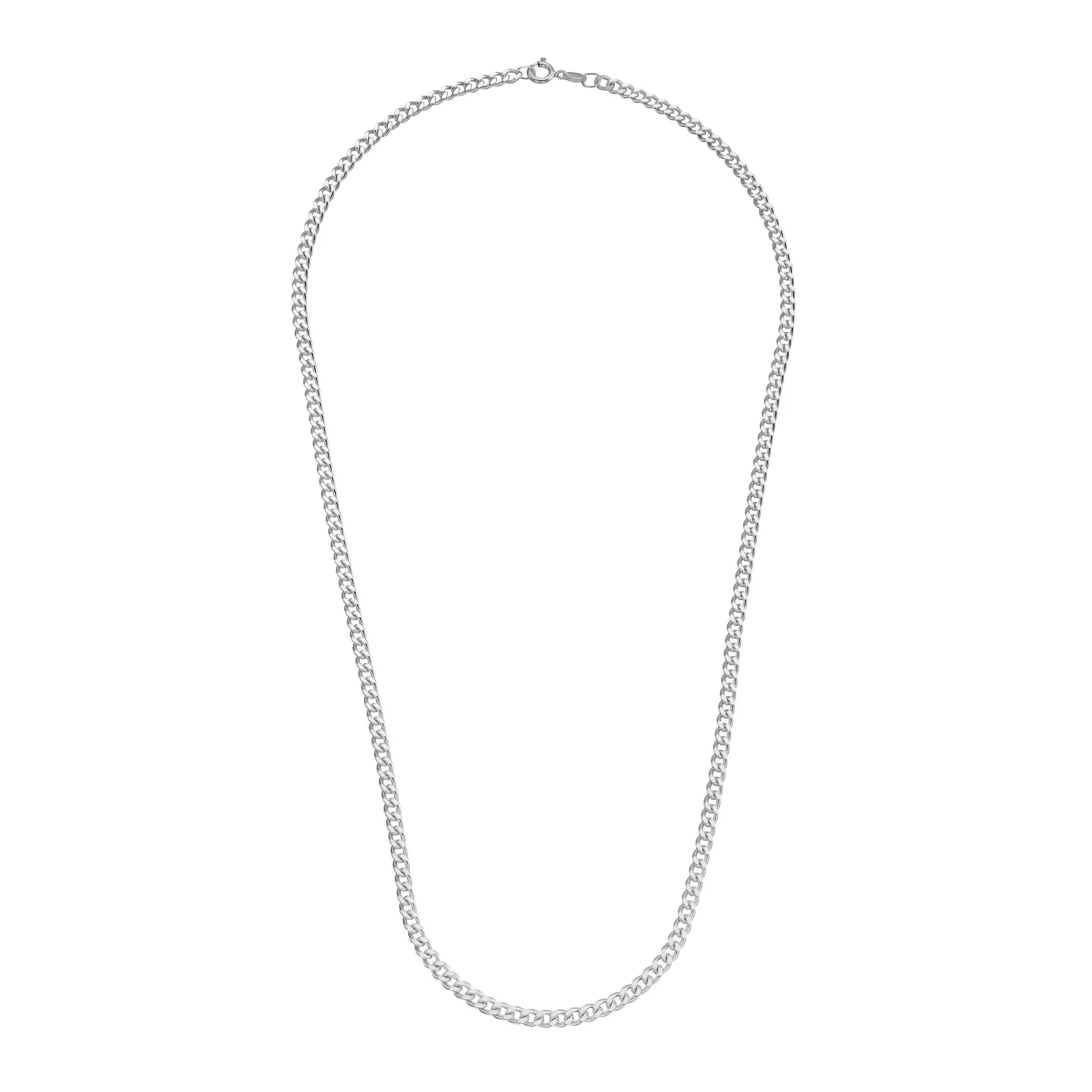 Beaverbrooks Silver Curb Chain