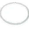 Beaverbrooks Silver Curb Men's Chain