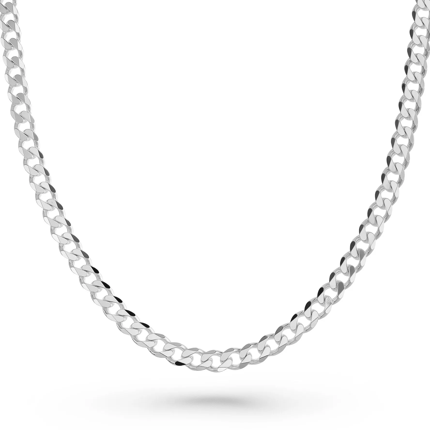 Beaverbrooks Silver Curb Chain