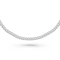 Beaverbrooks Silver Father and Son Curb Bracelet Set