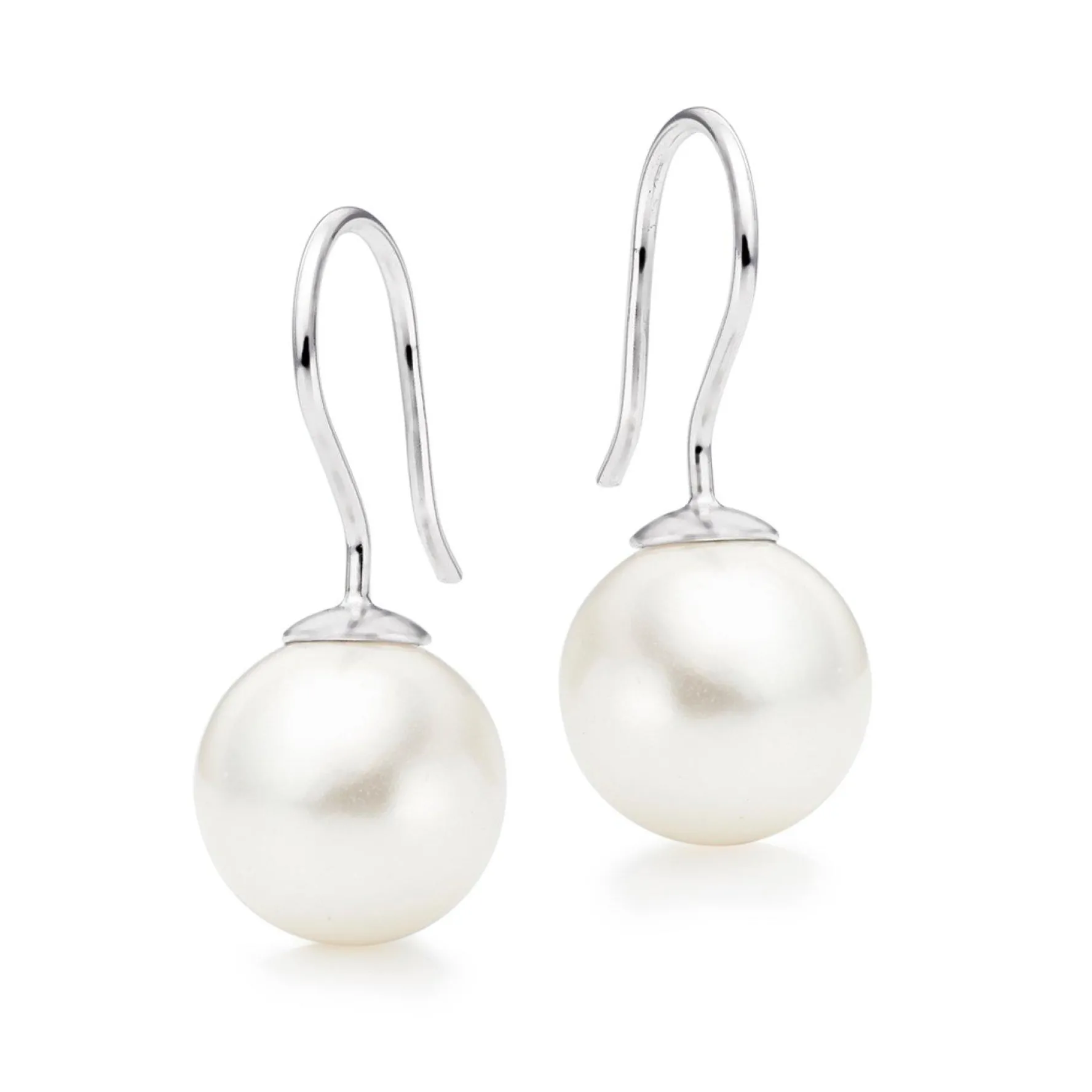 Beaverbrooks Silver Pearl Earrings