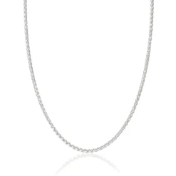 Beaverbrooks Silver Spiga Chain