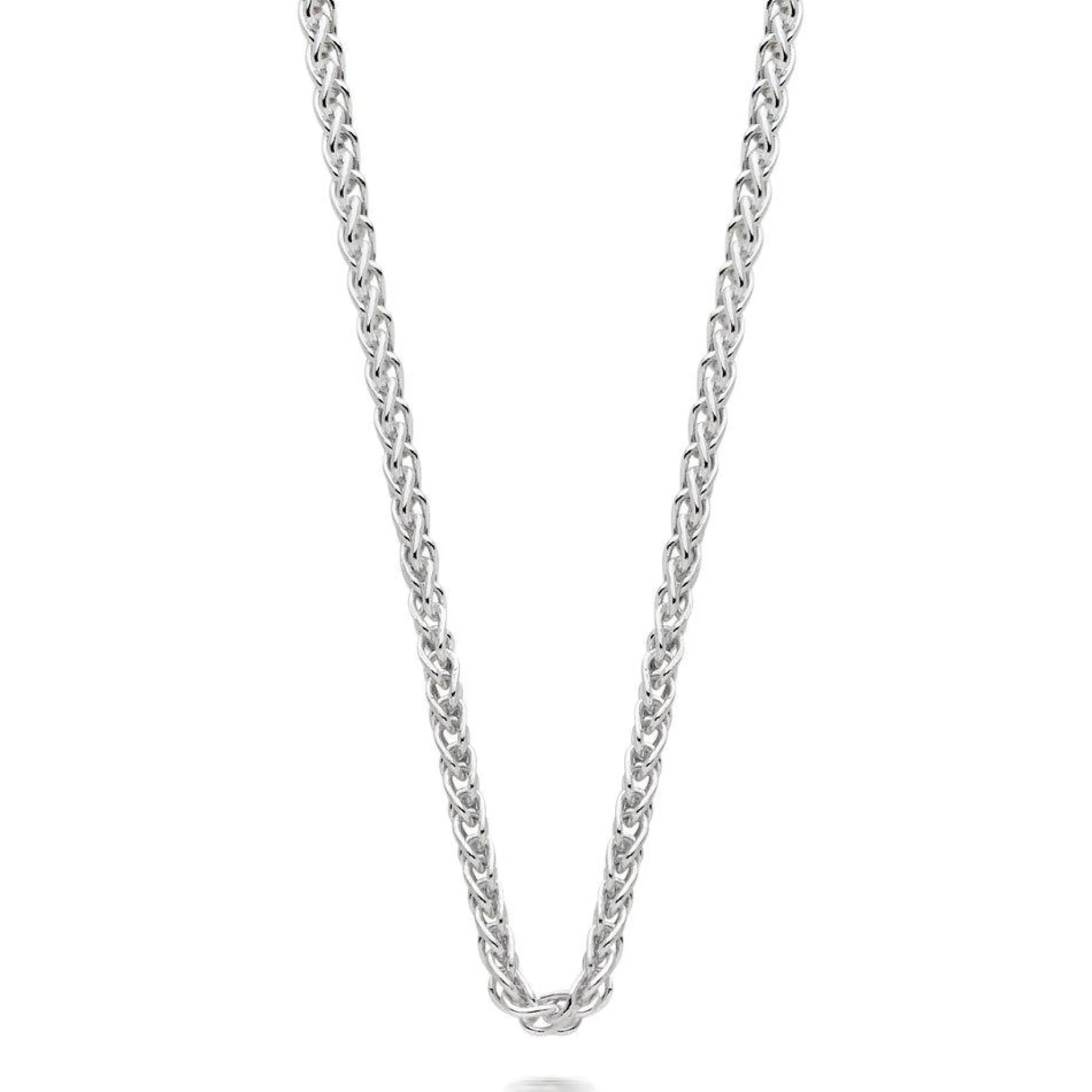 Beaverbrooks Silver Spiga Chain 60cm