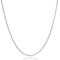 Beaverbrooks Silver Spiga Chain 75cm