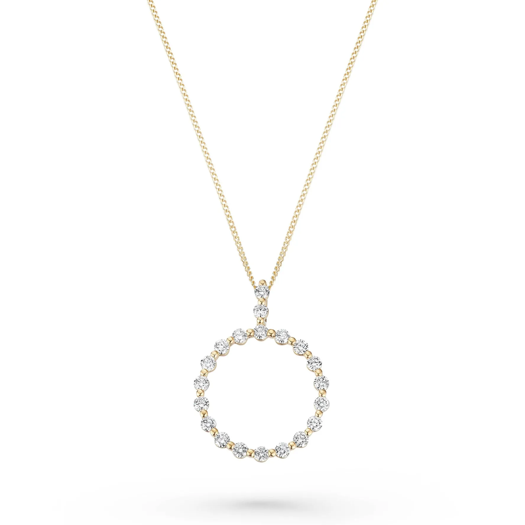 Beaverbrooks Starlit 18ct Yellow Gold Diamond Pendant