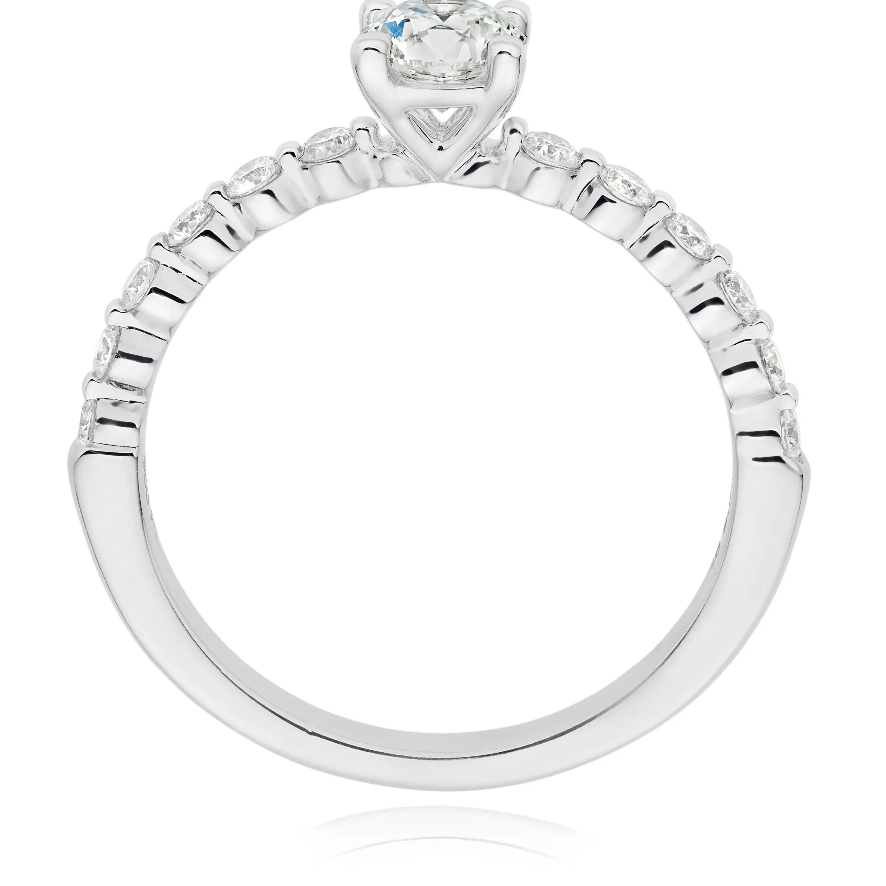 Beaverbrooks Starlit Platinum Diamond Solitaire Ring