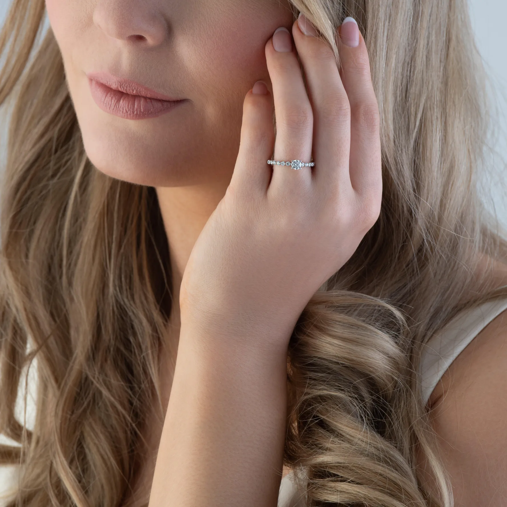 Beaverbrooks Starlit Platinum Diamond Solitaire Ring