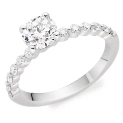 Beaverbrooks Starlit Platinum Diamond Solitaire Ring