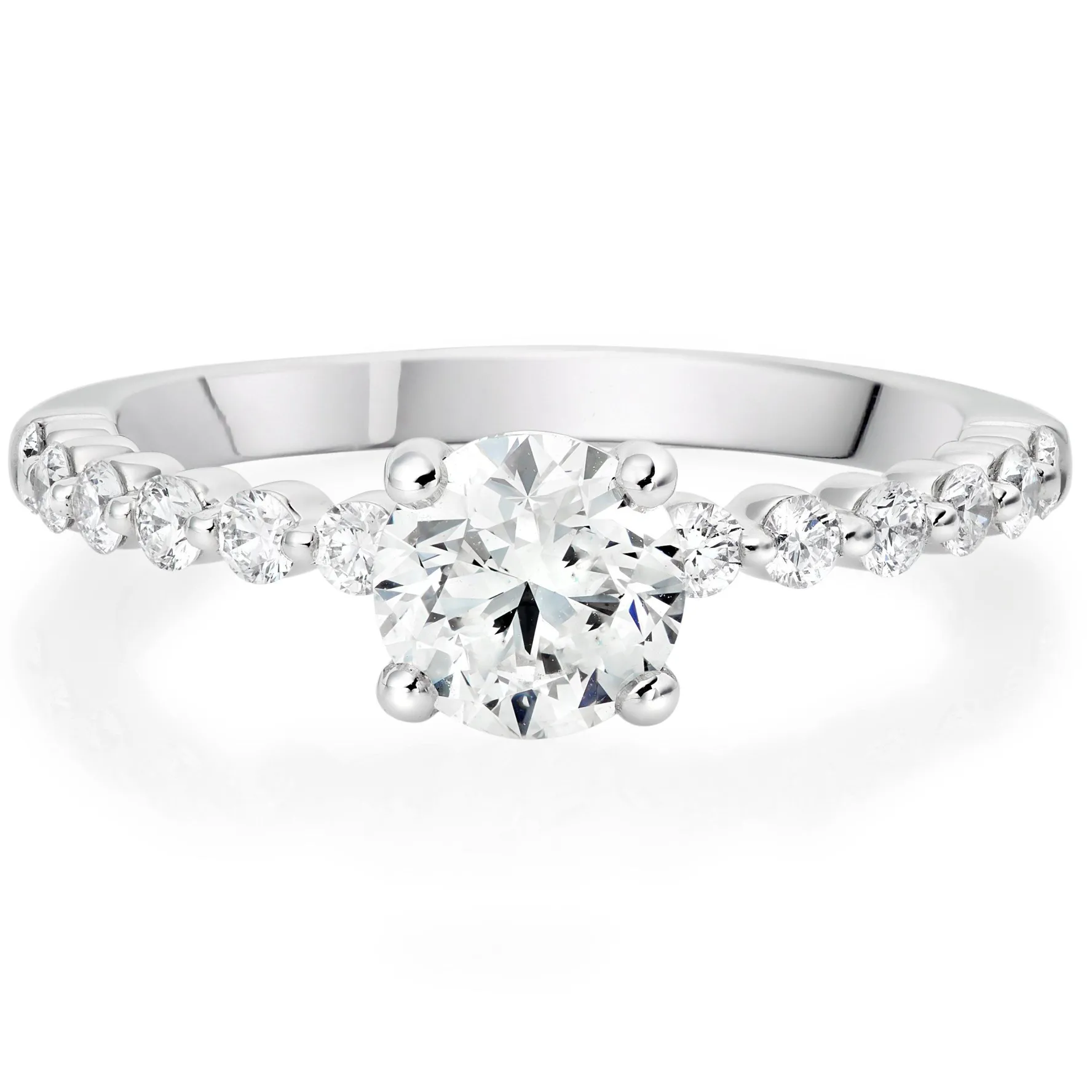 Beaverbrooks Starlit Platinum Diamond Solitaire Ring