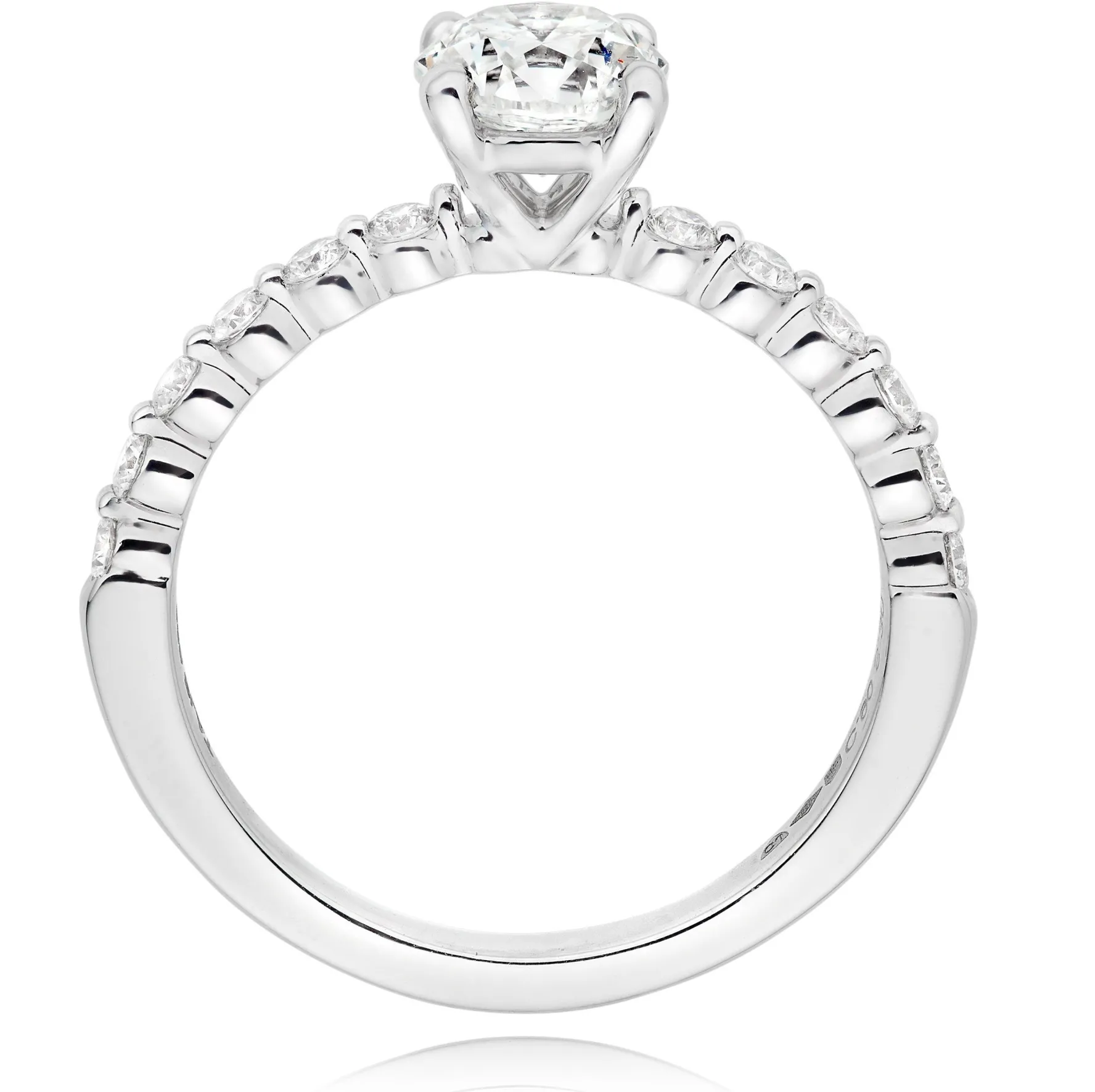 Beaverbrooks Starlit Platinum Diamond Solitaire Ring