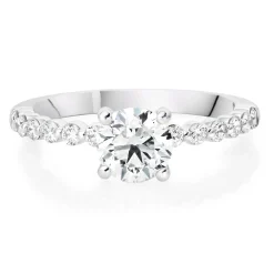 Beaverbrooks Starlit Platinum Diamond Solitaire Ring