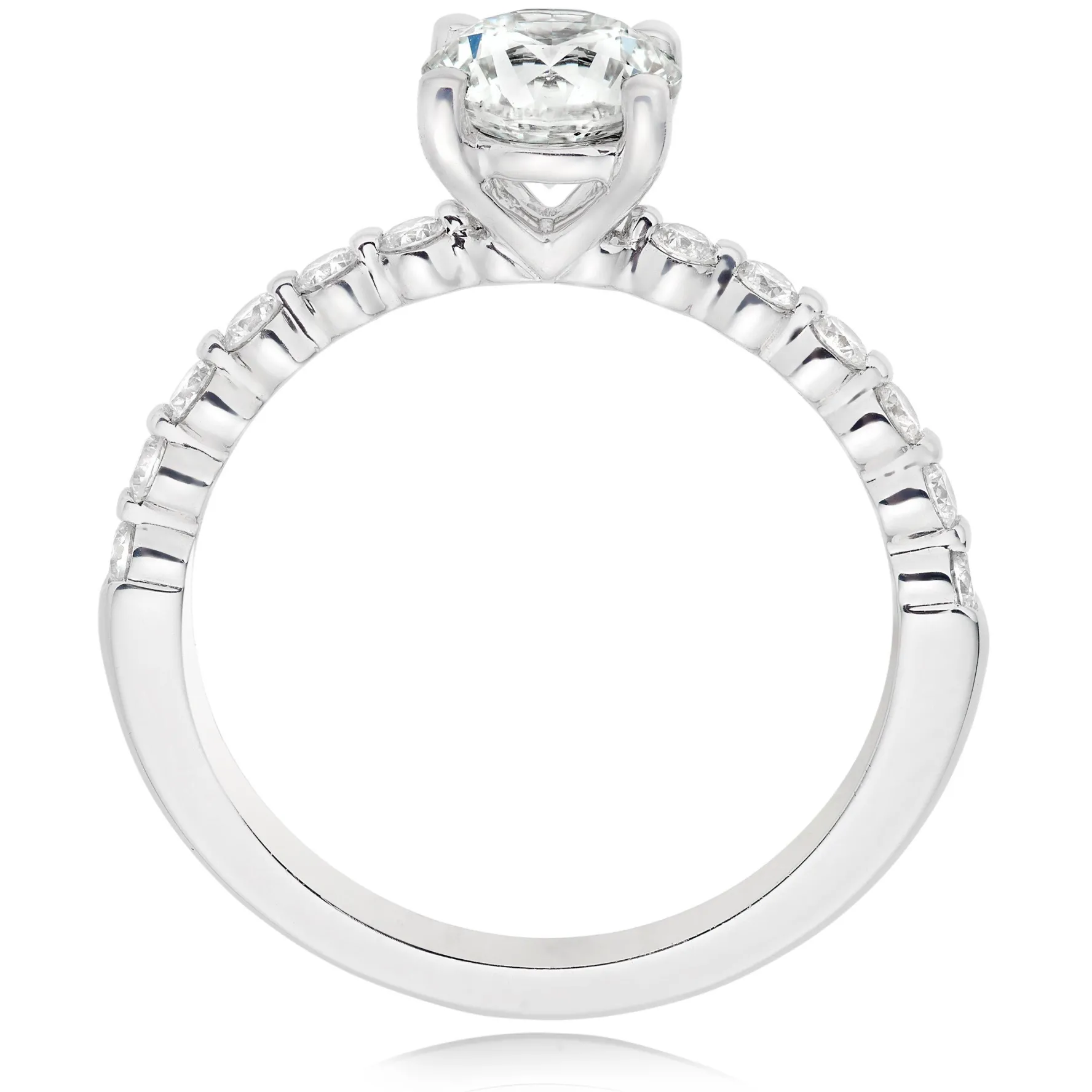 Beaverbrooks Starlit Platinum Diamond Solitaire Ring