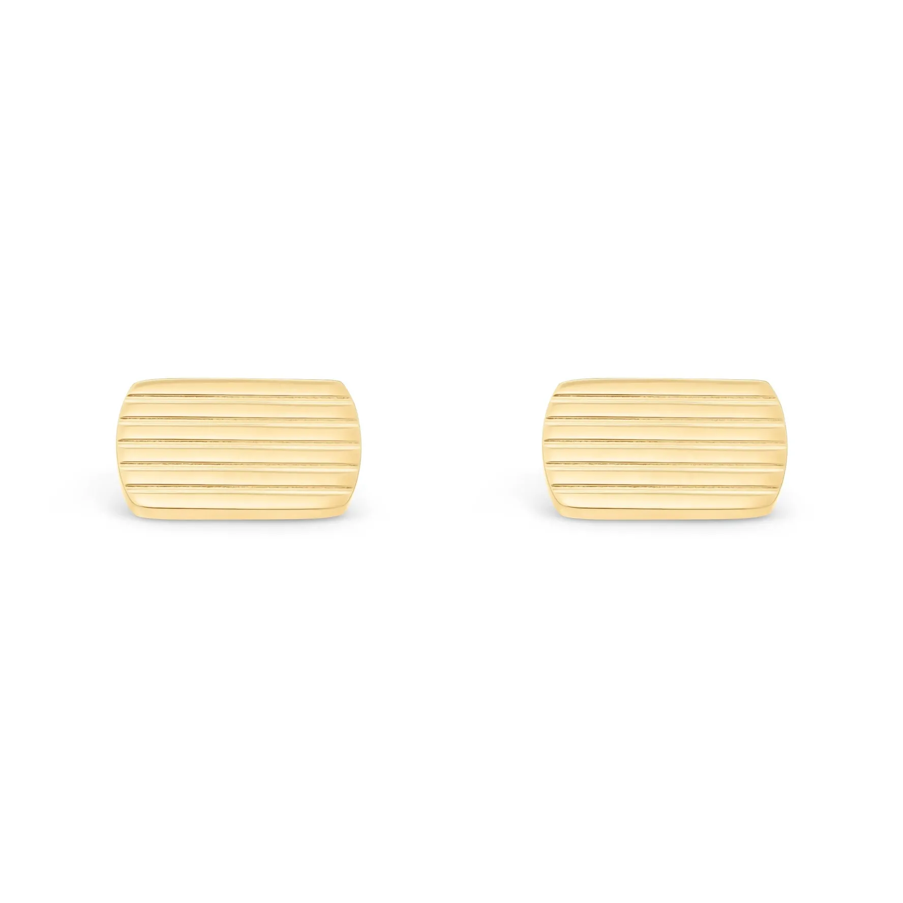 Beaverbrooks Yellow Gold Plated Men’s Cufflinks