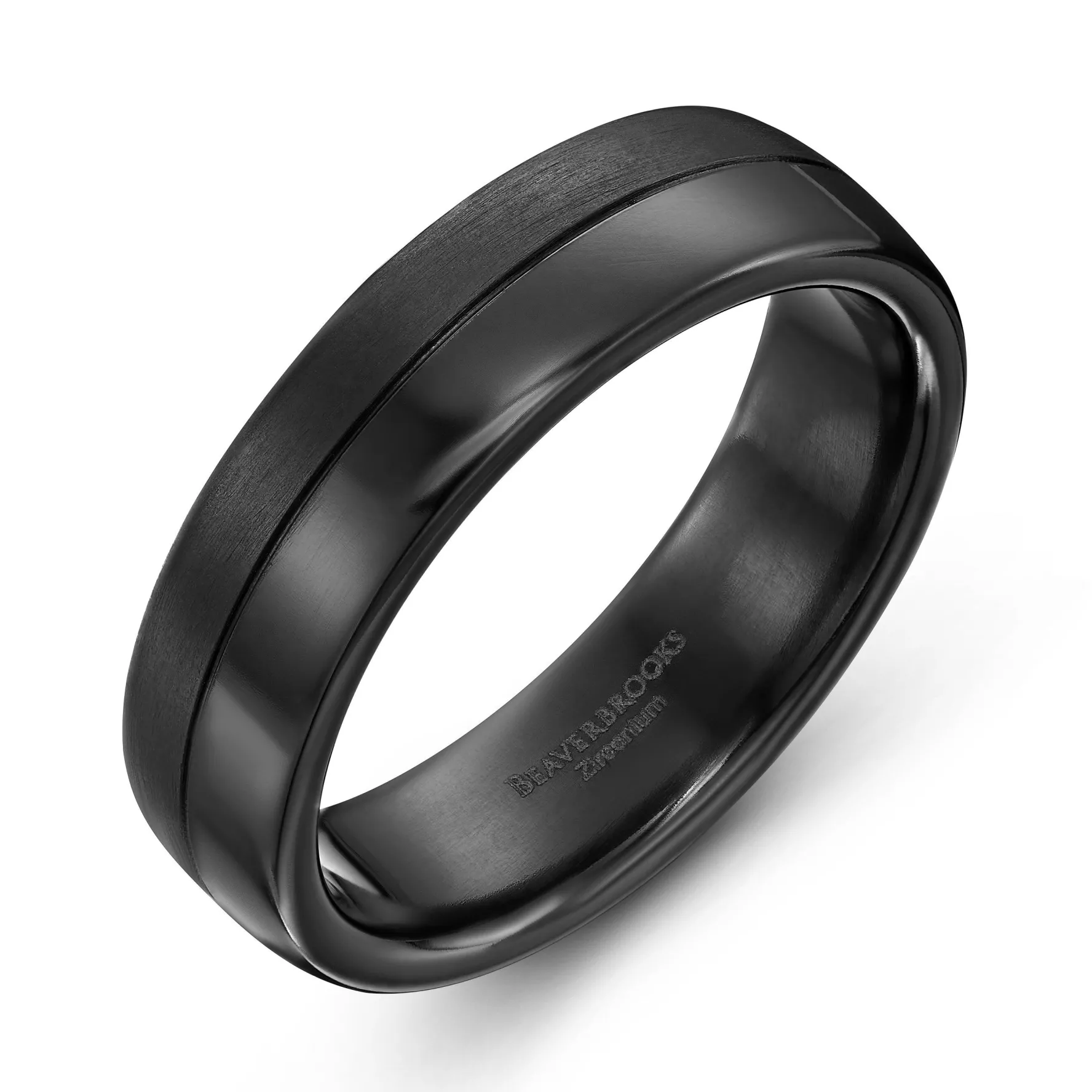 Beaverbrooks Zirconium 6mm Men’s Ring