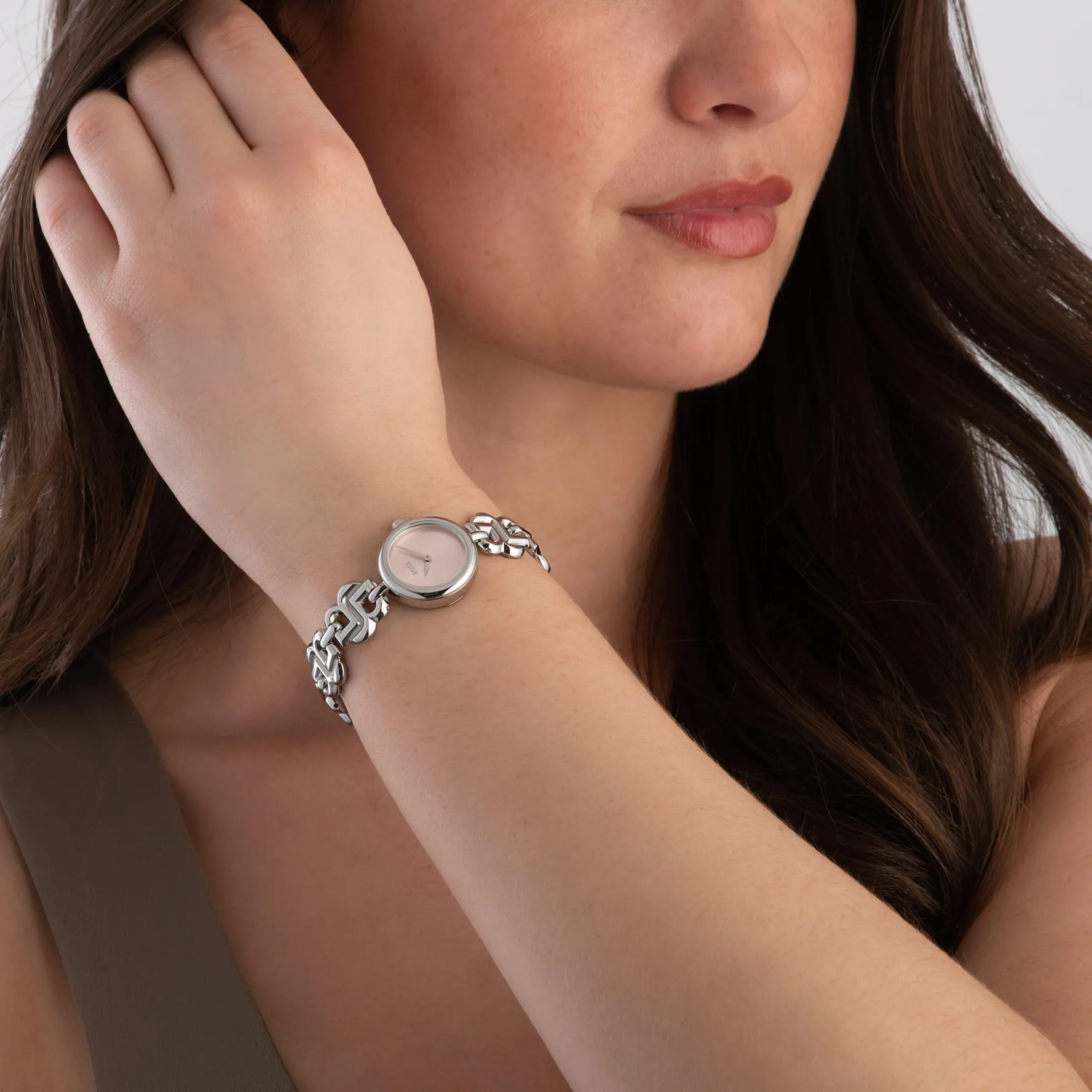 BOSS Double B 23mm Stainless Steel Ladies Watch