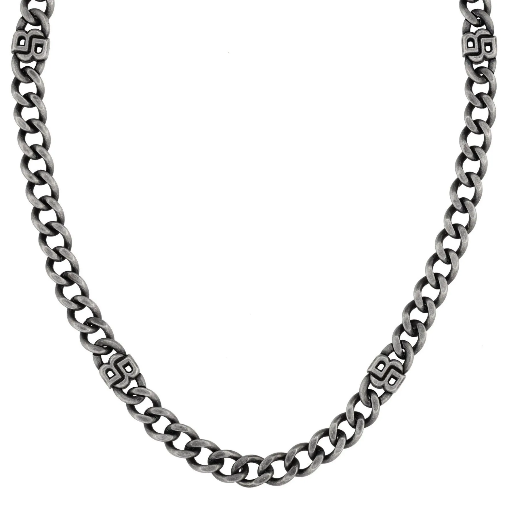 BOSS Double B Stainless Steel Men’s Necklace