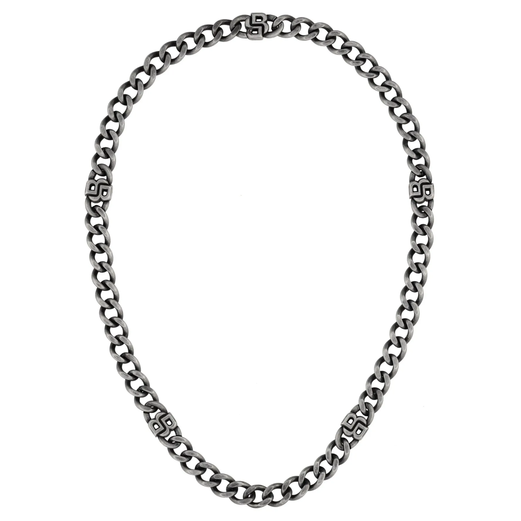 BOSS Double B Stainless Steel Men’s Necklace
