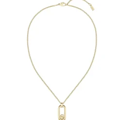 BOSS Double B Yellow Gold Plated Pendant