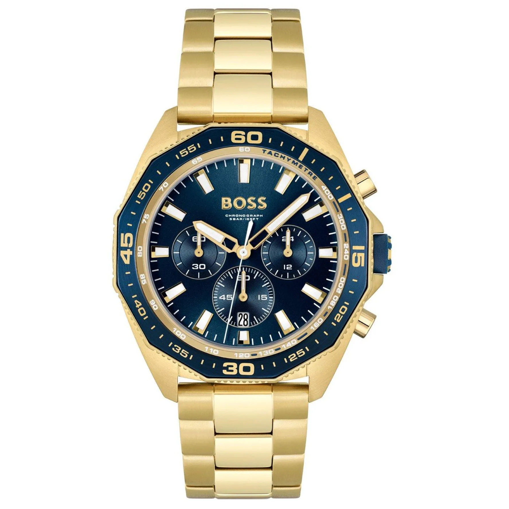 BOSS Energy 44mm Yellow Gold Tone Chronograph Men’s Watch