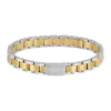 BOSS Essentials Link Gold Tone and Steel Men’s Bracelet
