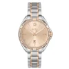 BOSS Felina 32mm Stainless Steel and Rose Gold Tone Crystal Ladies Watch