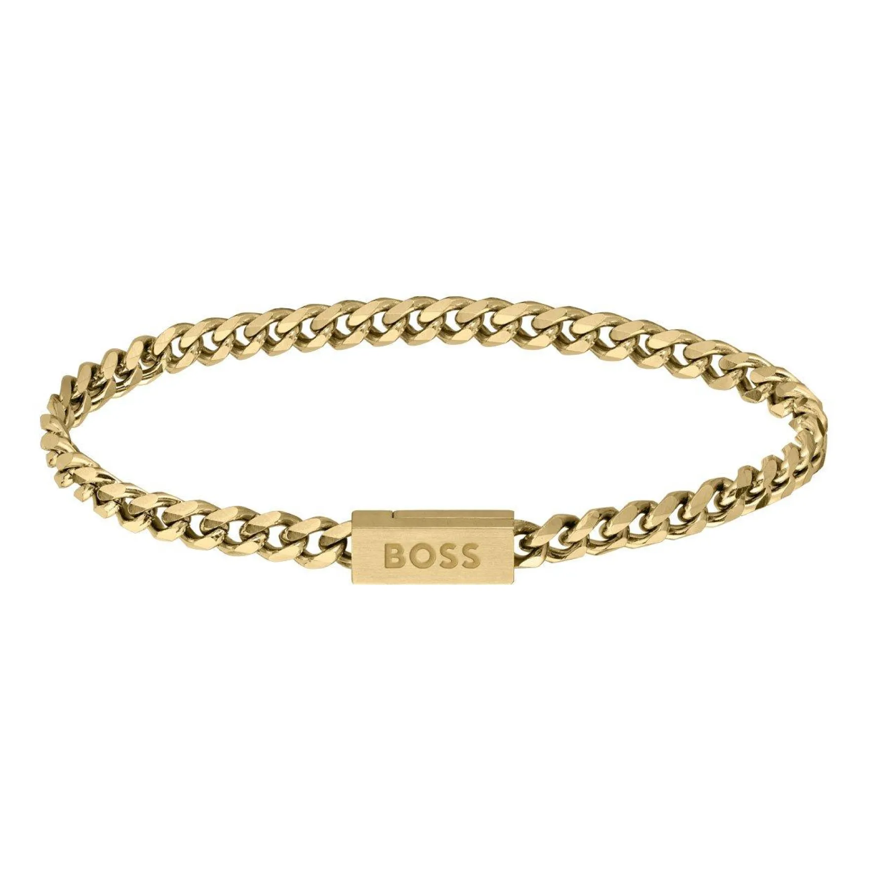 BOSS Gold Tone Chain Men’s Bracelet