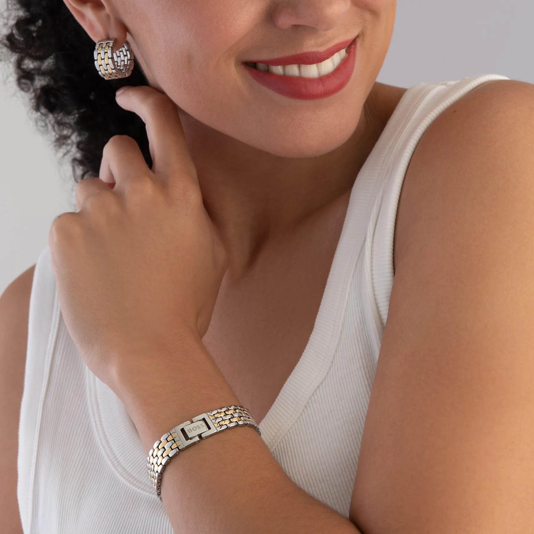BOSS Gold Tone Ladies Bracelet