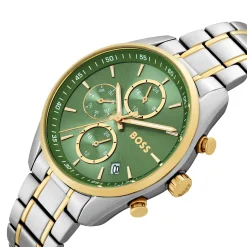 BOSS Grand Tour 38mm Stainless Steel and Yellow Gold Tone Chronograph Ladies Watch