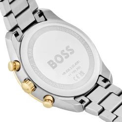BOSS Grand Tour 38mm Stainless Steel and Yellow Gold Tone Chronograph Ladies Watch