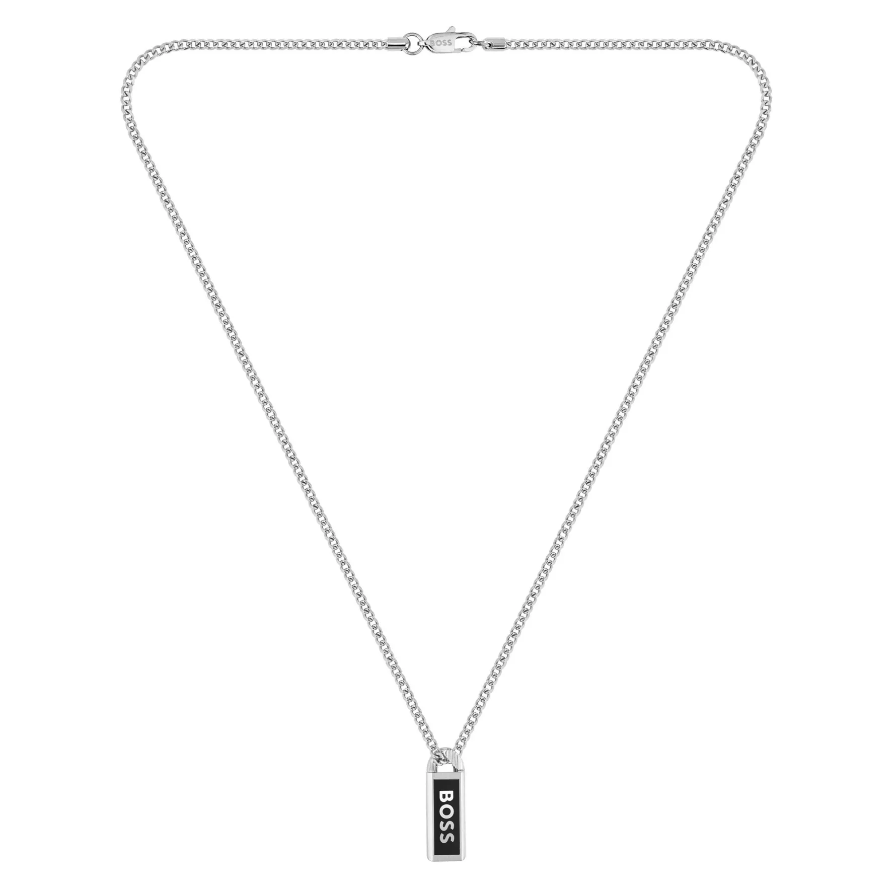 BOSS Kassy Emblem Stainless Steel Men’s Pendant