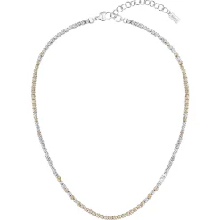 BOSS Kassy Precious Silver Crystal Tennis Necklace