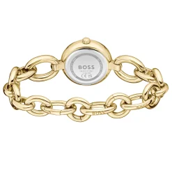 BOSS Live 28mm Yellow Gold Tone Crystal Ladies Watch