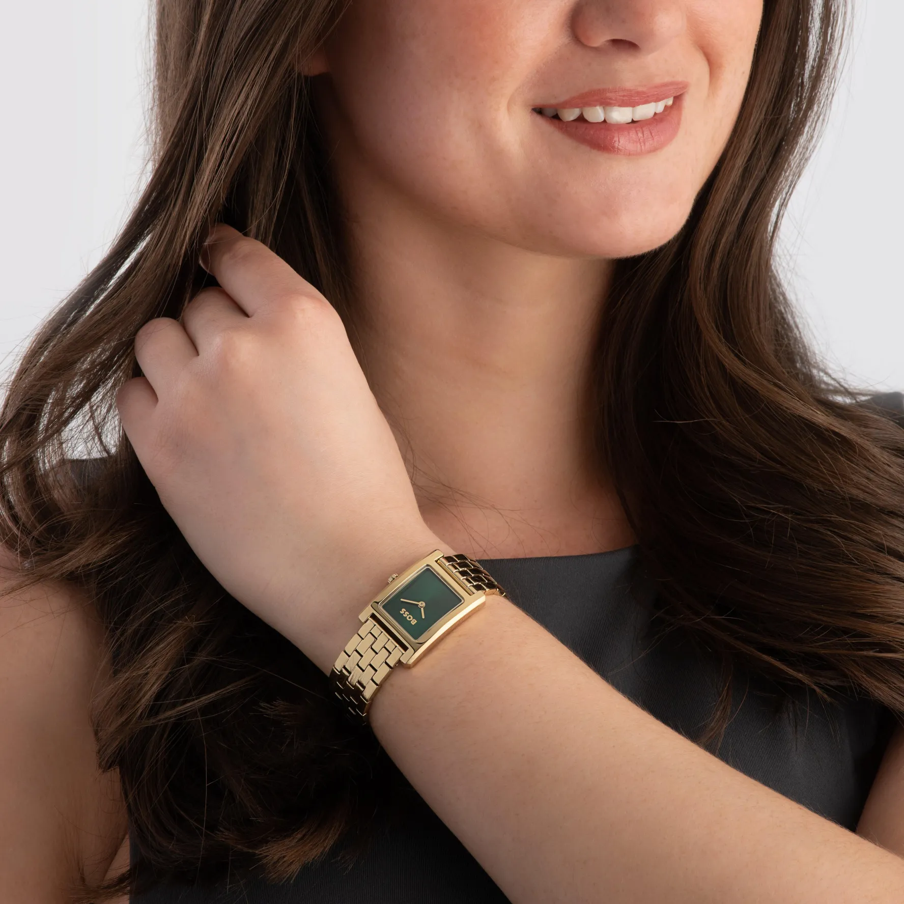 BOSS Lucy 24.5mm Yellow Gold Tone Ladies Watch