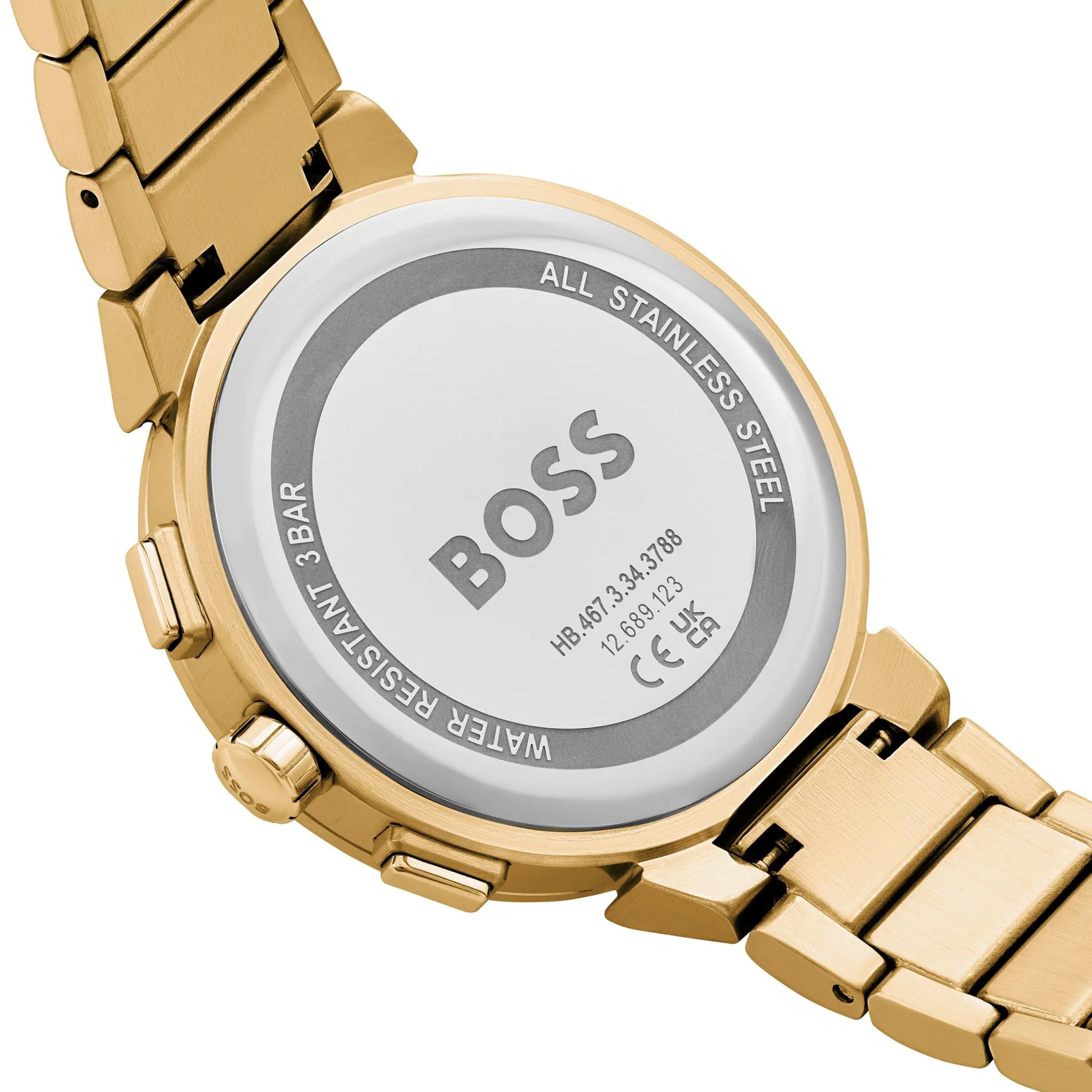 BOSS One 38mm Yellow Gold Tone Ladies Watch