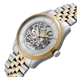 BOSS Principle 41mm Stainless Steel and Yellow Gold Tone Skeleton Automatic Men’s Watch