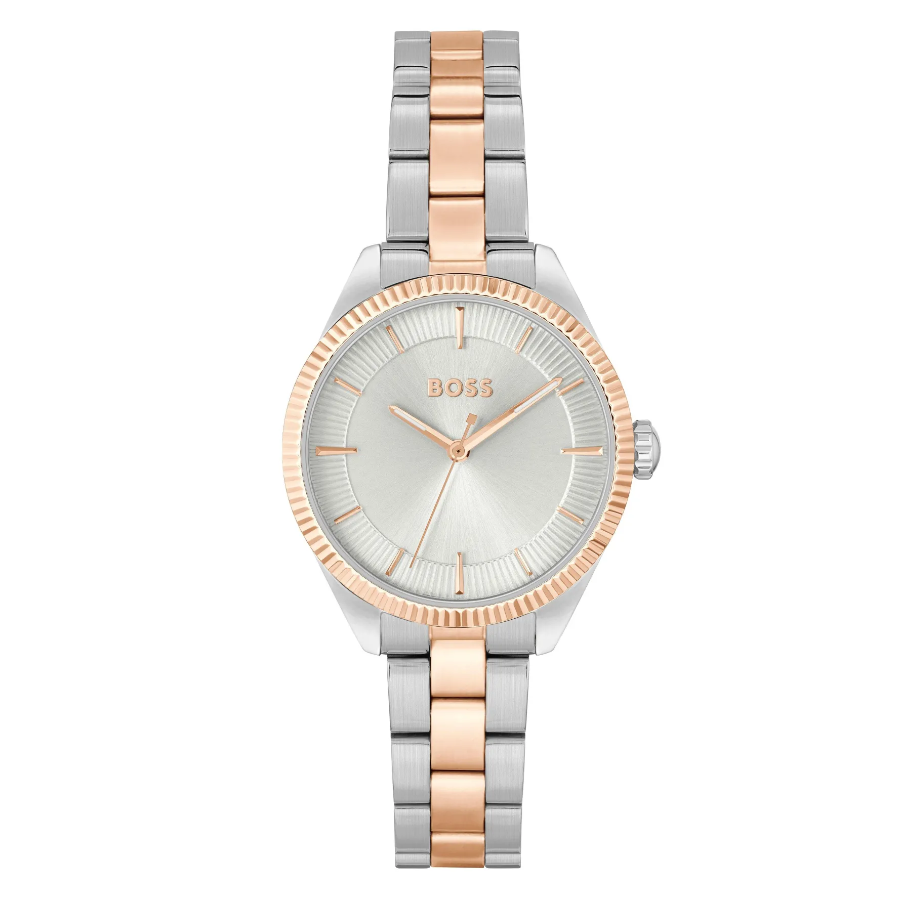 BOSS Sage 32mm Stainless Steel and Rose Gold Tone Ladies Watch