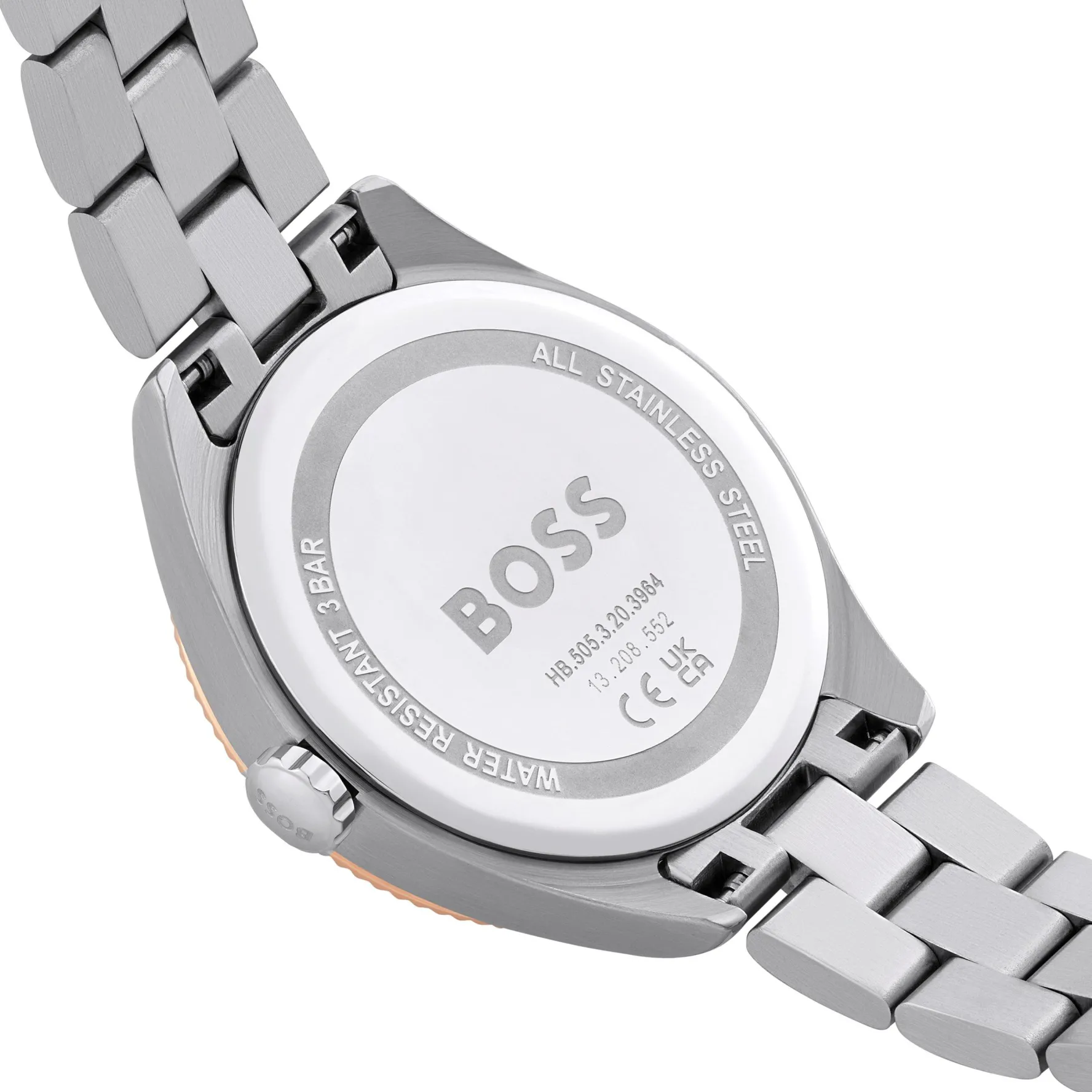 BOSS Sage 32mm Stainless Steel and Rose Gold Tone Ladies Watch