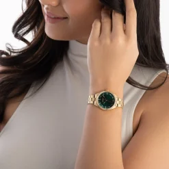 BOSS Sage 32mm Yellow Gold Tone Ladies Watch