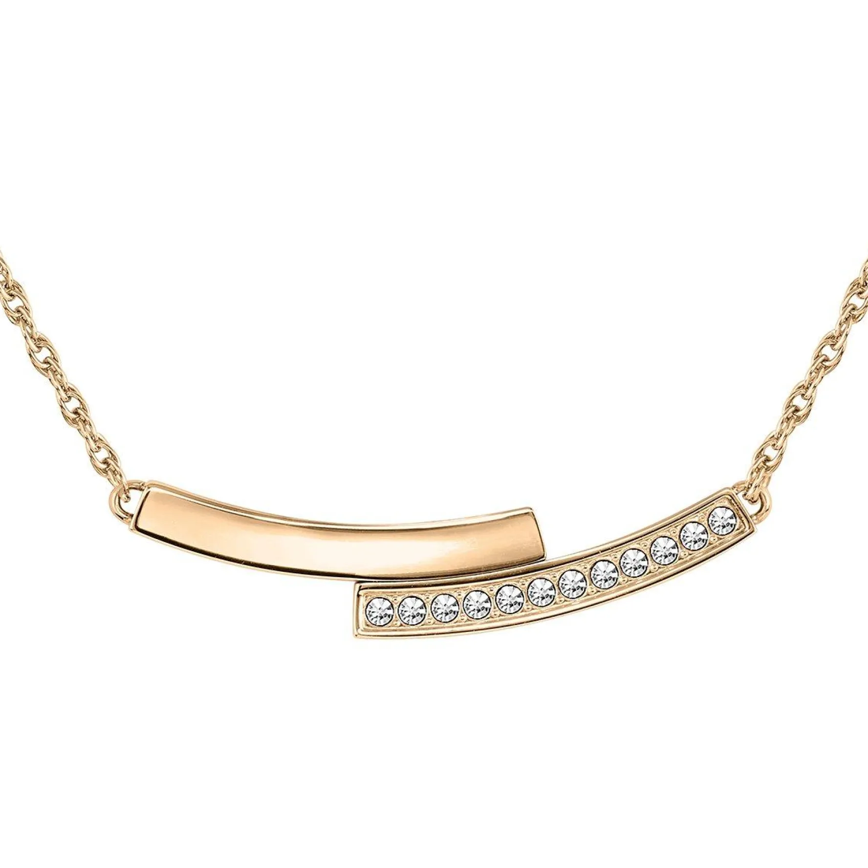 BOSS Saya Rose Gold Tone Necklace